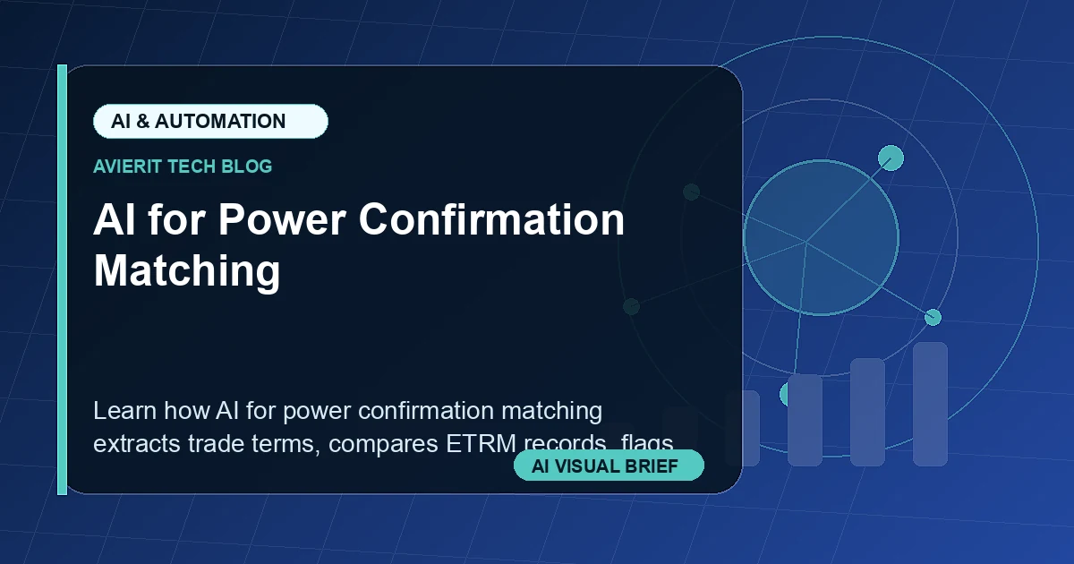 AI for Power Confirmation Matching visual summary