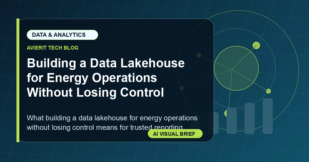 Building a Data Lakehouse for Energy Operations Without Losing Control visual summary