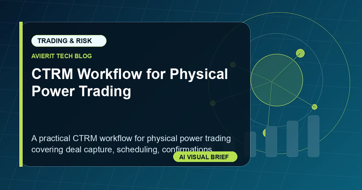 CTRM Workflow for Physical Power Trading visual summary