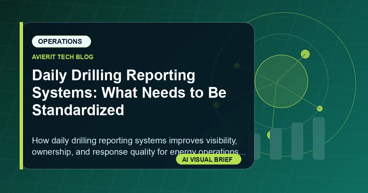 Daily Drilling Reporting Systems: What Needs to Be Standardized visual summary