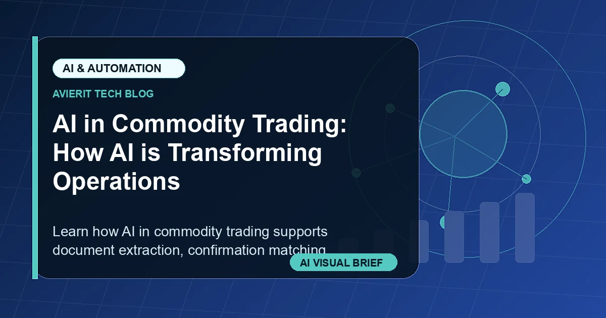 AI in Commodity Trading: How AI is Transforming Operations visual summary