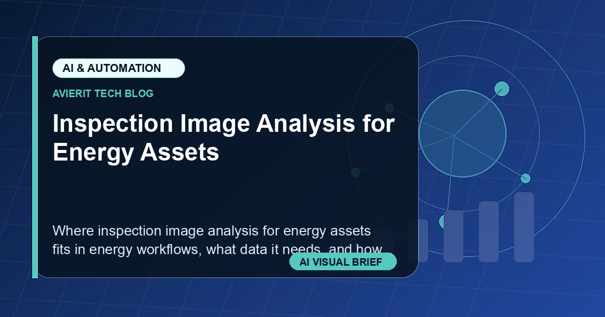 Inspection Image Analysis for Energy Assets visual summary