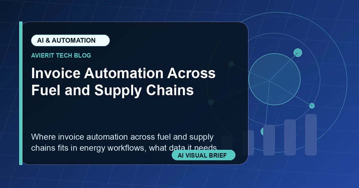 Invoice Automation Across Fuel and Supply Chains visual summary