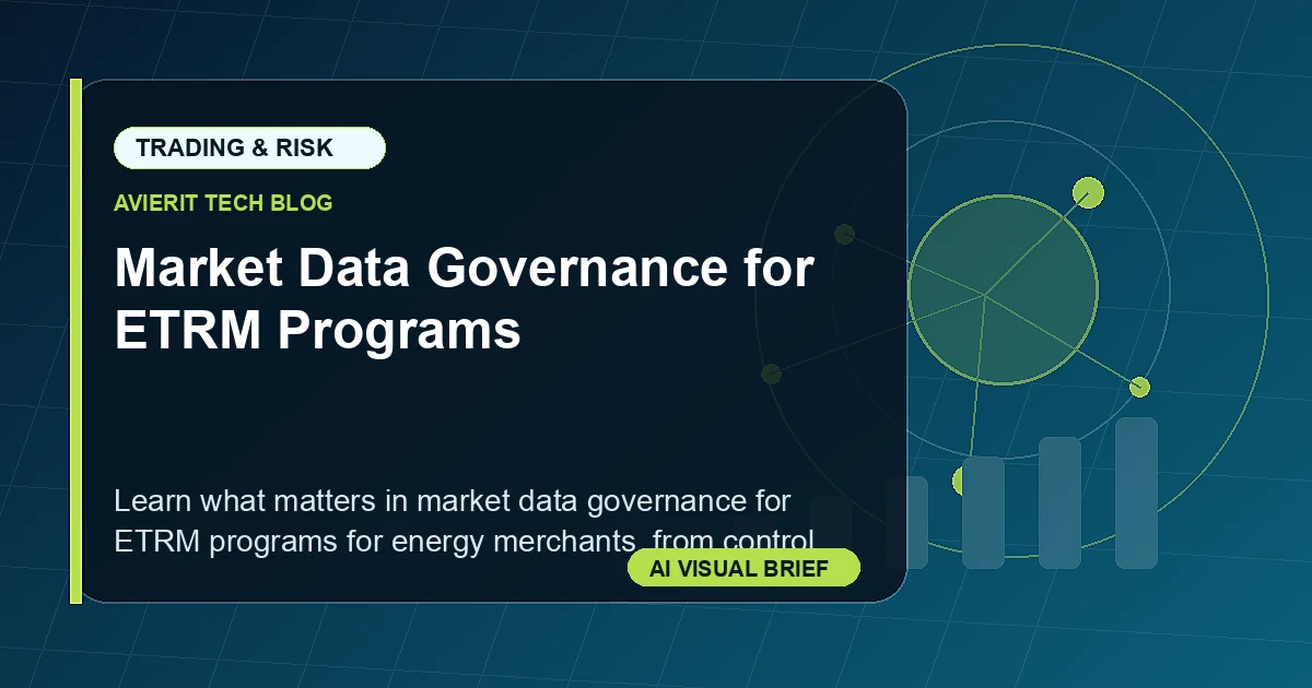 Market Data Governance for ETRM Programs visual summary