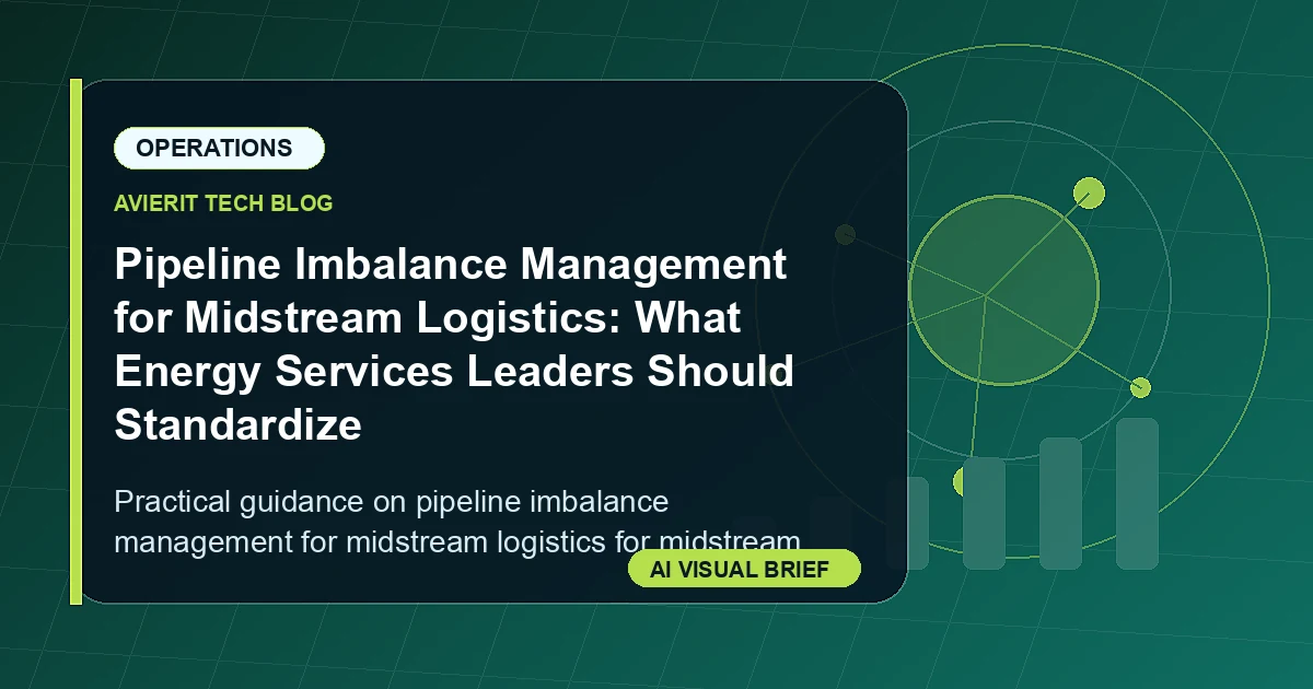 Pipeline Imbalance Management for Midstream Logistics: What Energy Services Leaders Should Standardize visual summary