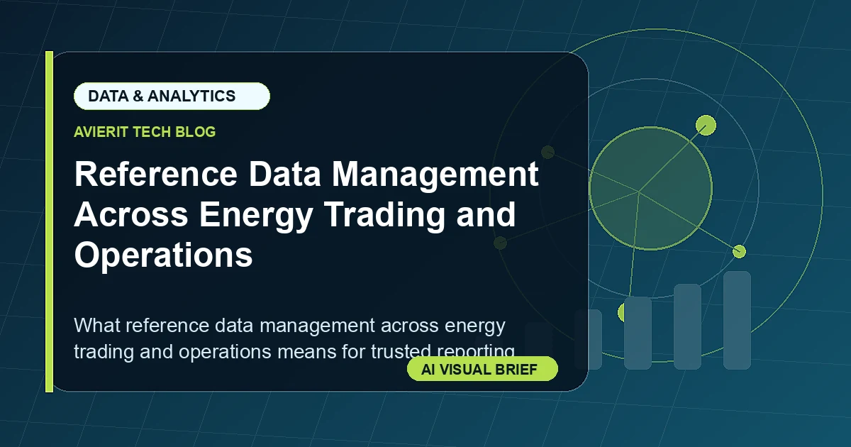 Reference Data Management Across Energy Trading and Operations visual summary